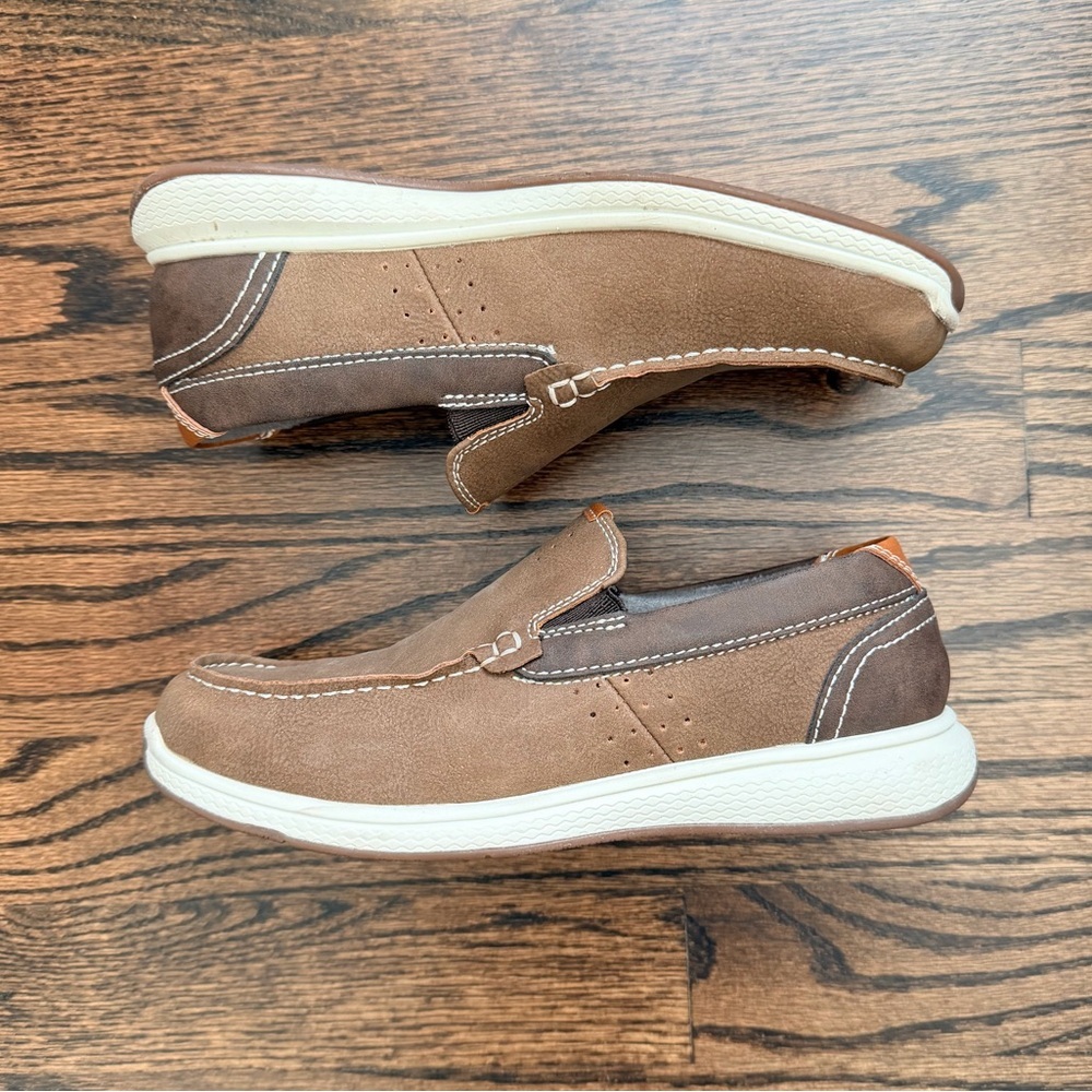 Florsheim Boys Slip On Dress Shoes - brown - size 2.5